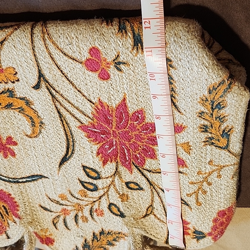 Antik Kraft Cream and Pink Floral Tote Bag - Picture 11 of 11